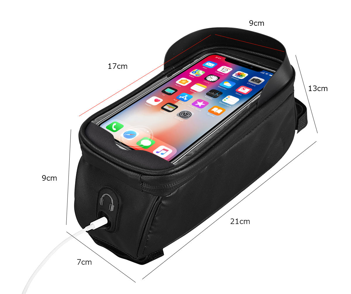 Top tube bag with phone window new arrivals