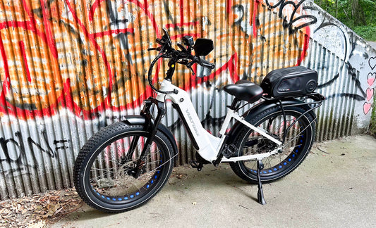 Electric Bike Yukon V2 in sketchy neighborhood