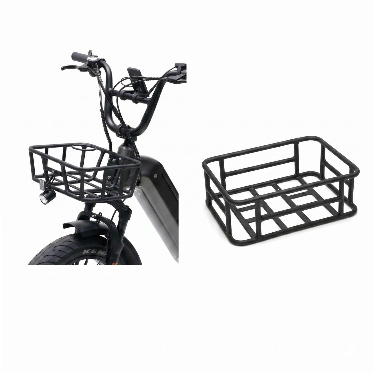 front and rear baskets