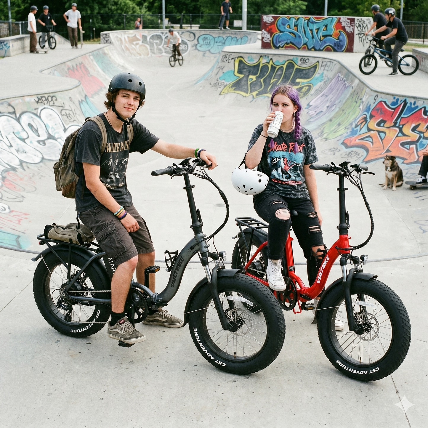 Mariner Lite teens at skate park