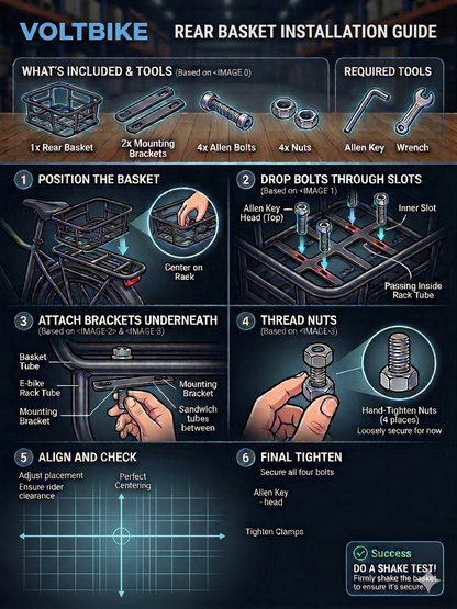 guide to installing rear basket