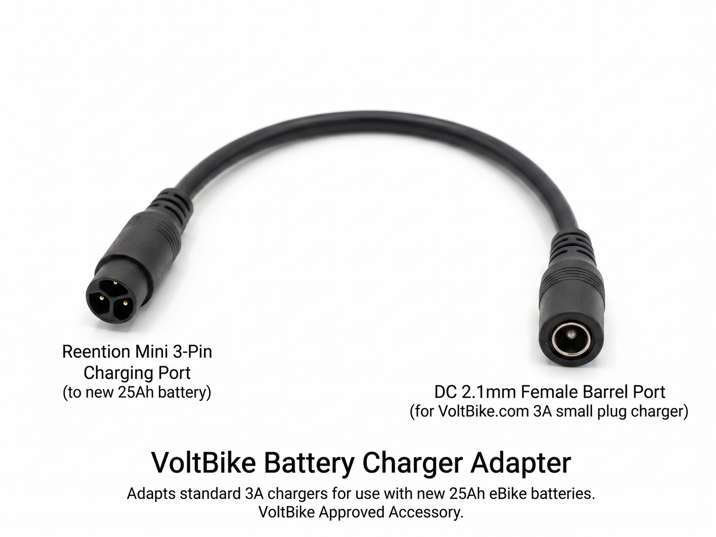 cable for DC 2.1 to Mini 3-Pin 