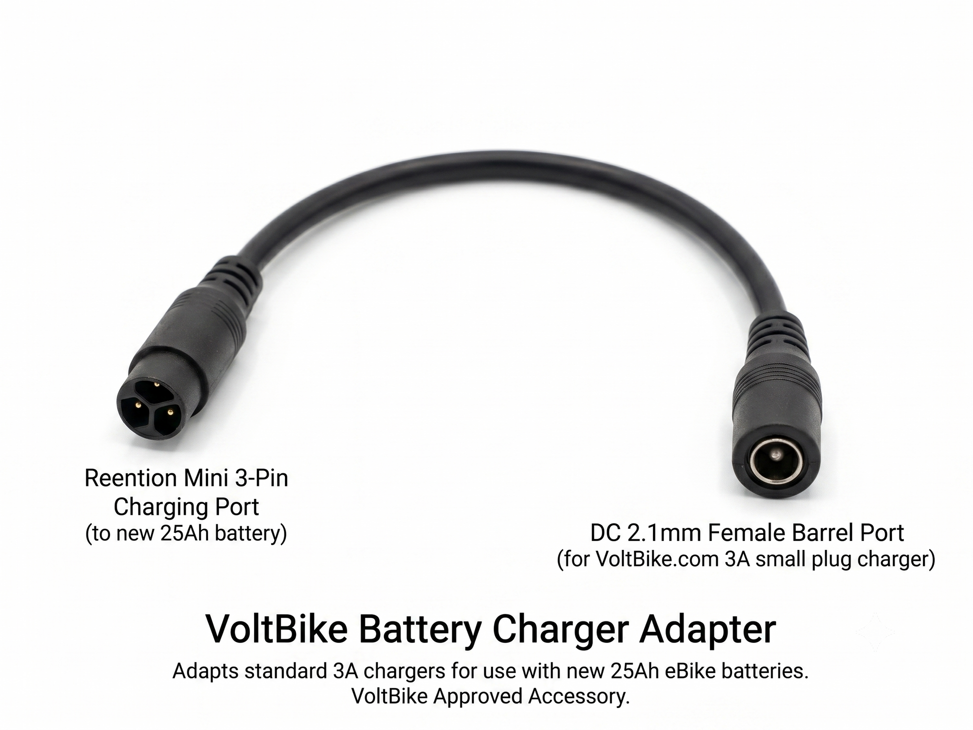 cable for DC 2.1 to Mini 3-Pin 