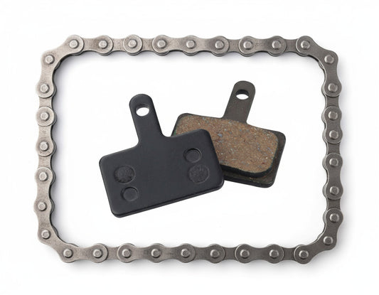 Disc Brake Pads and Bike Chain Bundle