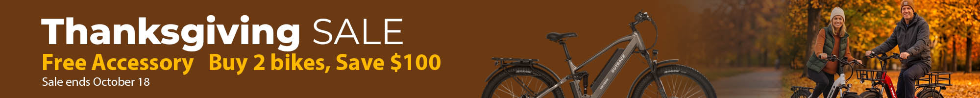 Fall sale on best electric bikes Canada