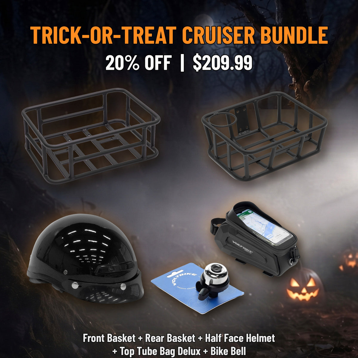 VoltBike Trick-or-Treat Cruiser Bundle